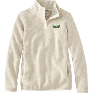 L.L. Bean Women's Beige Cowl Neck Sweater